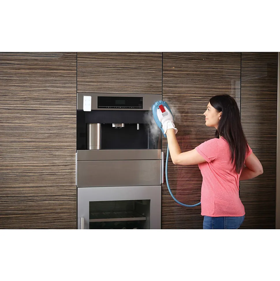 2 Patins en Microfibre pour Balais Vapeur BLACK+DECKER avec Gant Steamitt™ FSHSMPA-XJ