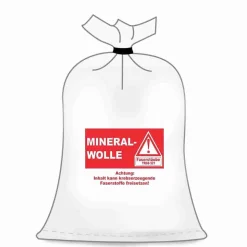 10 pièces de sacs KMF pour déchets de fibre minérale 140 x 220 cm