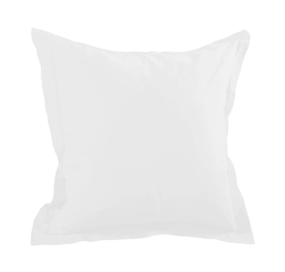 1 Taie d'39oreiller coton uni 65 x 65 cm Alice blanc
