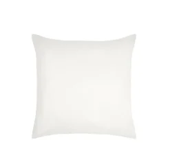 1 Taie d'39oreiller coton uni 63 x 63 cm Edens ivoire
