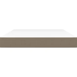 347798 vidaXL Matelas de lit à ressorts ensachés Taupe 140x200 cm epaisseur 20 cm Tissu