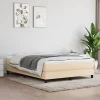 347799 vidaXL Matelas de lit à ressorts ensachés Crème 140x200 cm epaisseur 20 cm Tissu