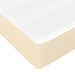 347799 vidaXL Matelas de lit à ressorts ensachés Crème 140x200 cm epaisseur 20 cm Tissu