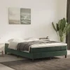 347811 vidaXL Matelas de lit à ressorts ensachés Vert foncé 140x200 cm epaisseur 20 cm
