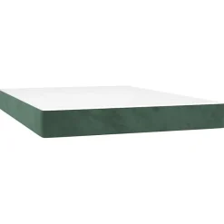 347811 vidaXL Matelas de lit à ressorts ensachés Vert foncé 140x200 cm epaisseur 20 cm