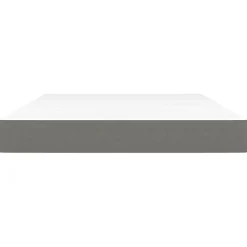 347775 vidaXL Matelas de lit à ressorts ensachés Gris foncé 140x190x20 cm