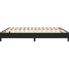 3120712 vidaXL Sommier à ressorts de lit Noir 180x200 cm Similicuir