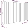 824825 vidaXL Tête de lit murale Gris 108x3x60 cm Bois massif de pin