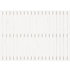 824889 vidaXL Tête de lit murale Blanc 127,5x3x90 cm Bois massif de pin