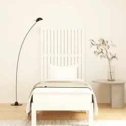 824954 vidaXL Tête de lit murale Blanc 82,5x3x110 cm Bois massif de pin