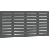 824730 vidaXL Tête de lit murale Gris 126x3x63 cm Bois massif de pin