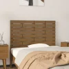 824746 vidaXL Tête de lit murale Marron miel 81x3x63 cm Bois massif de pin