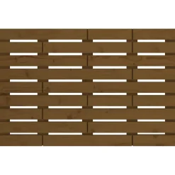 824746 vidaXL Tête de lit murale Marron miel 81x3x63 cm Bois massif de pin