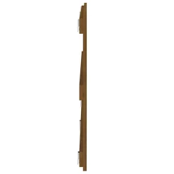 824831 vidaXL Tête de lit murale Marron miel 204x3x60 cm Bois massif de pin