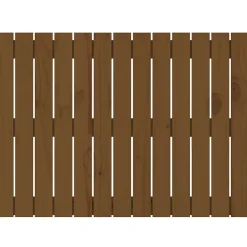 824856 vidaXL Tête de lit murale Marron miel 82,5x3x60 cm Bois massif de pin