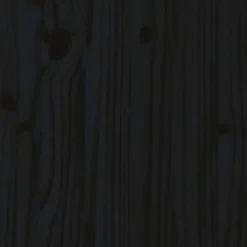 824837 vidaXL Tête de lit murale Noir 95,5x3x60 cm Bois massif de pin