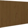 824951 vidaXL Tête de lit murale Marron miel 159,5x3x110cm Bois massif de pin