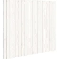 824939 vidaXL Tête de lit murale Blanc 127,5x3x110 cm Bois massif de pin