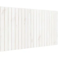 824839 vidaXL Tête de lit murale Blanc 127,5x3x60 cm Bois massif de pin
