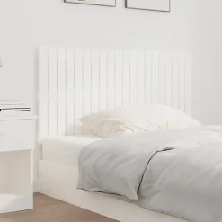 824839 vidaXL Tête de lit murale Blanc 127,5x3x60 cm Bois massif de pin