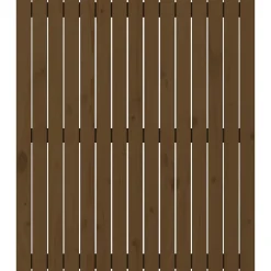 824936 vidaXL Tête de lit murale Marron miel 95,5x3x110 cm Bois massif de pin