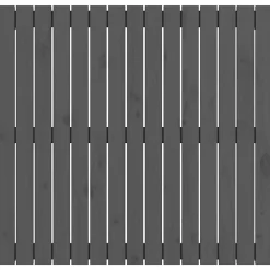 824885 vidaXL Tête de lit murale Gris 95,5x3x90 cm Bois massif de pin