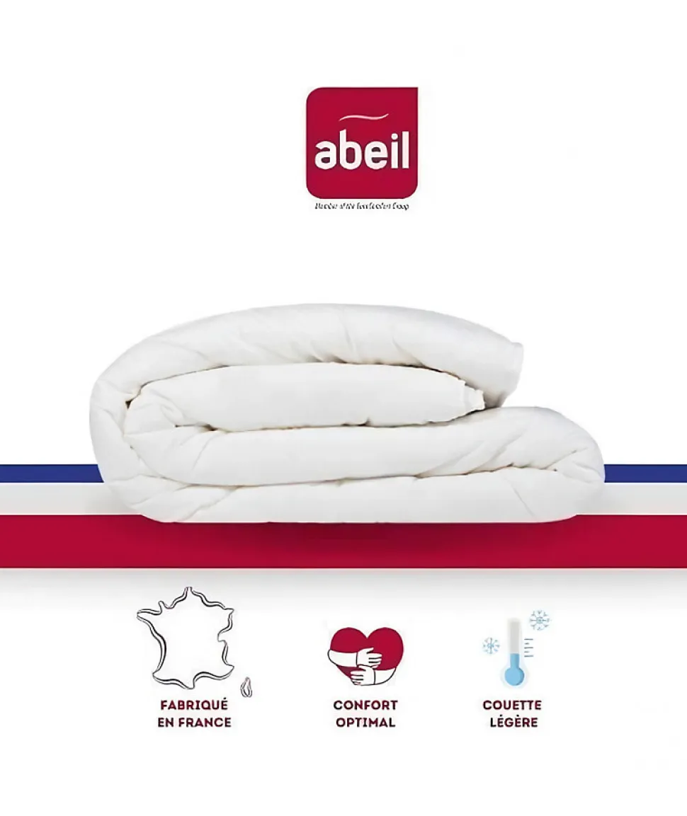 ABEIL Couette légere NUAGE de DOUCEUR 220x240 cm blanc