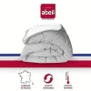 ABEIL Couette tempérée BICOLORE 220x240cm - Blanc & Gris chiné