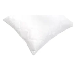 ABEIL Lot de 2 Oreillers a mémoire de forme matelassés- 60x60 cm - Blanc