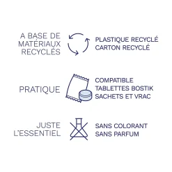 Absorbeur d'humidité avec 2 tablettes de 250 g Bostik Respire pour surface de 25 m²