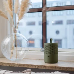 Absorbeur d'humidité compact 25m² vert kaki + 1 tablette 500g Starwax