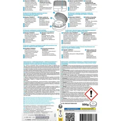 Absorbeur d'humidité compact 15m² gris + 1 tablette 500g Starwax