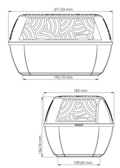 Absorbeur d'humidité GoodHome 40m² + 2 recharges galet 450g