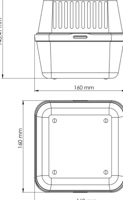 Absorbeur d'humidité 20m² + 1 recharge sachet 500g