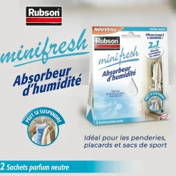 Absorbeur d'humidité Mini fresh neutre 2x50g Rubson