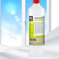 Acide Acétique 60 %, 6 x 1 L : Nettoyant Concentré, Et Économique Pour Un Usage Ménager Polyvalent