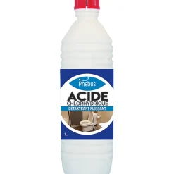 Acide chlorhydrique détartrant puissant Phebus 1L