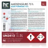Acide Formique 75 % 1 x 5 L, Puissant Nettoyant Technique Pour Détartrage, Décapage Et Traitement Du Cuir