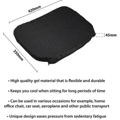 Aidapt Coussin de Soutien en Gel. Design nid d'abeille, Flux d'air Respirant