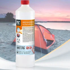 Alcool À Brûler 94 % 15 x 1 L, Haute Pureté Pour Nettoyage, Dégraissage Et Antigel Des Vitres Et Surfaces Domestiques