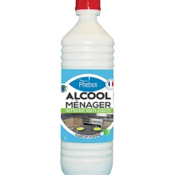 Alcool ménager nettoyant multi-usages Phebus parfum pomme 1L