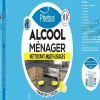 Alcool ménager nettoyant multi-usages Phebus parfum citron 1L