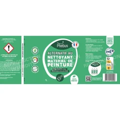 Alternatif au nettoyant matériel de peinture Phebus 1 litre