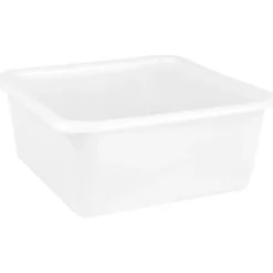 ALUMINIUM ET PLASTIQUE Cuvette carrée 32 cm 9.5 L - Blanc alimentaire