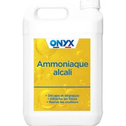 Ammoniaque alcali textile et carrelage Onyx bricolage 5L