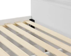 Andrea - lit avec rangements - 180x200 cm - sommier inclus - bois - Best Mobilier