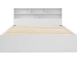 Andrea - lit avec rangements - 180x200 cm - sommier inclus - bois - Best Mobilier