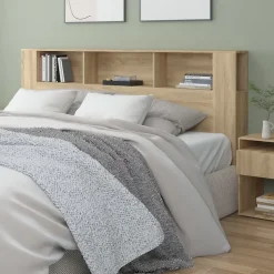 Armoire de tête de lit chêne sonoma 200x18,5x104,5 cm vidaXL