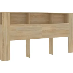 Armoire de tête de lit chêne sonoma 200x18,5x104,5 cm vidaXL