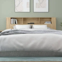 Armoire de tête de lit chêne sonoma 200x18,5x104,5 cm vidaXL